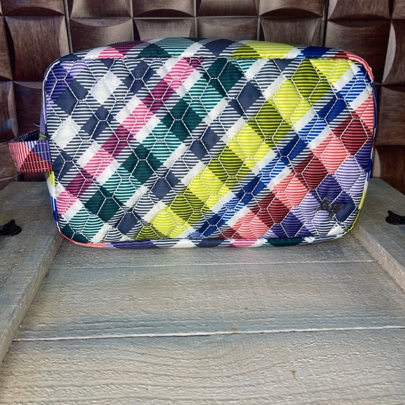 Lug Multicolor Quilted Cosmetic Bag - Picture 1 of 8